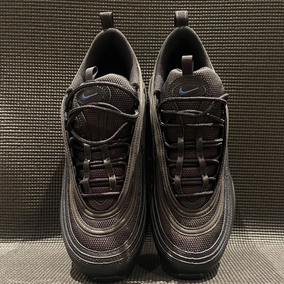 Nike Air Max 97 Black with Dark Marina Blue Size 11 - Picture 7 of 10